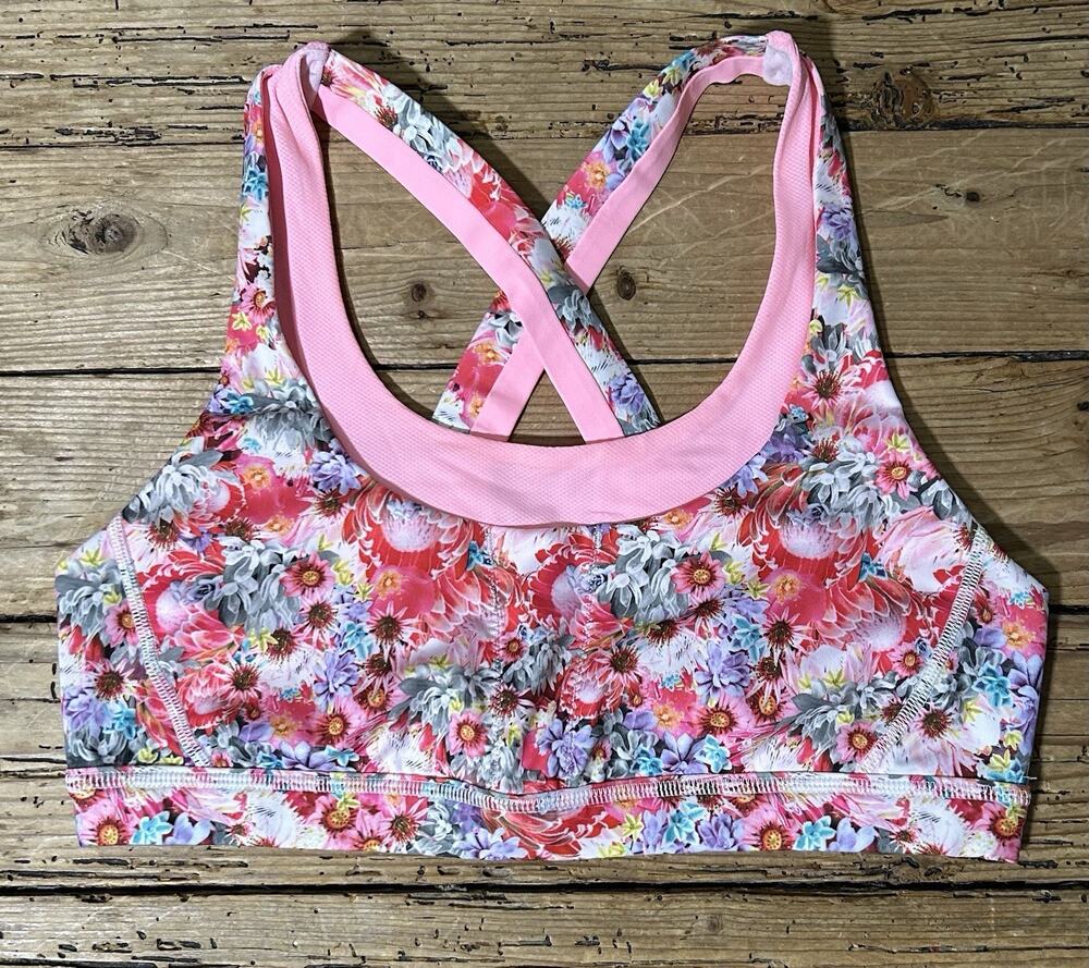 Lululemon Run Women’s Size 10 Flowabunga Mini Multi Stuff Your Bra II - NWOT